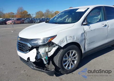 2021 Chevrolet Equinox Fwd Lt из США, поврежденный, VIN 3GNAXKEV5MS174071